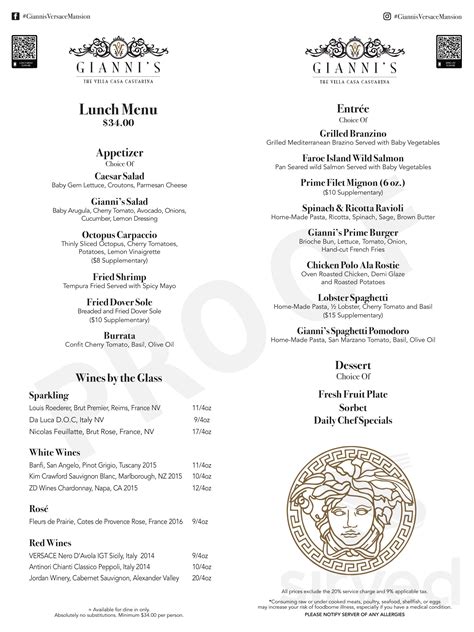 versace haus restaurant|Versace restaurant menu.